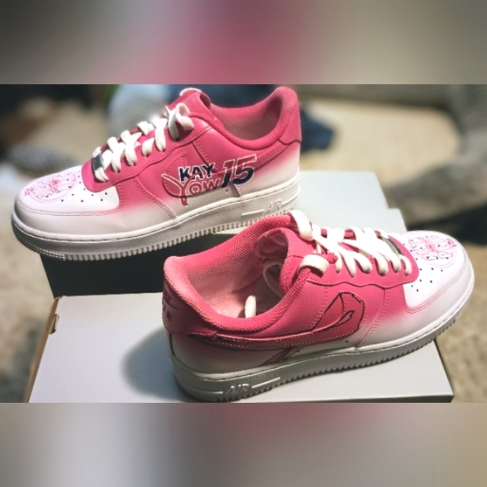 Nike Air Force One Kay Yow Custom